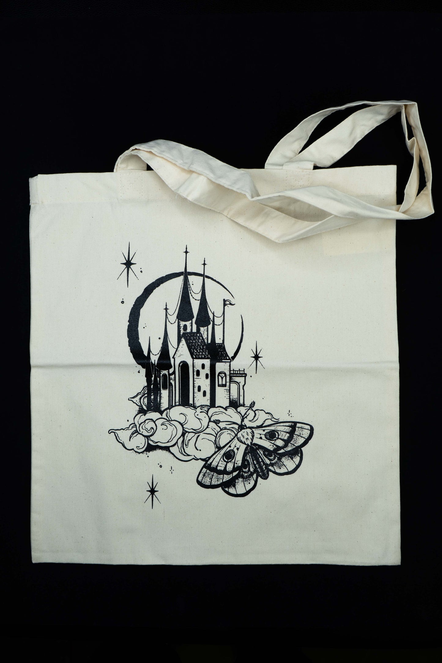 MOONLIT CASTLE totebag